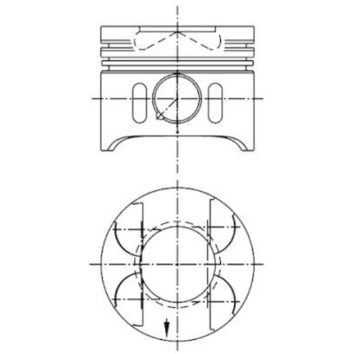 Piest KOLBENSCHMIDT 41882600