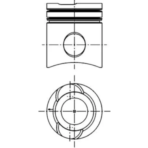 Piest KOLBENSCHMIDT 40275600