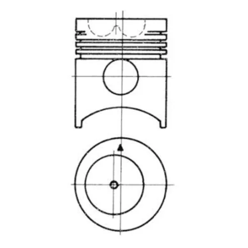 Piest KOLBENSCHMIDT 91005700