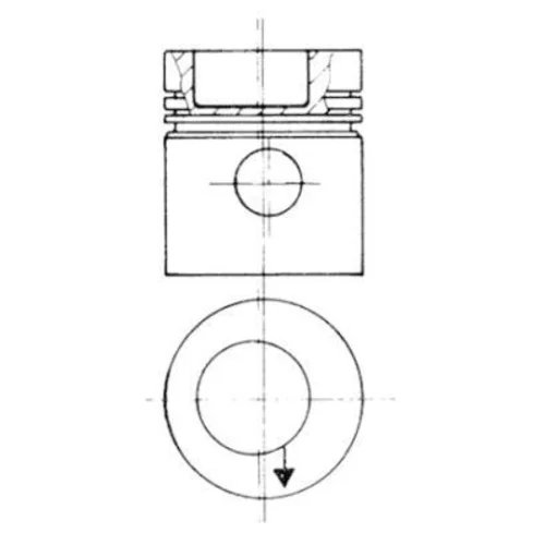 Piest KOLBENSCHMIDT 93831606