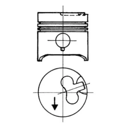 Piest KOLBENSCHMIDT 93578600