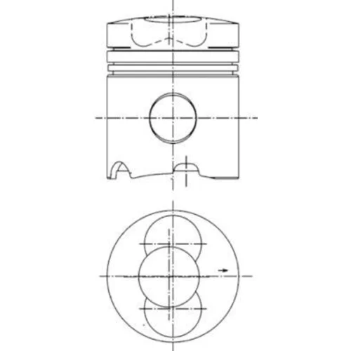 Piest KOLBENSCHMIDT 99343600