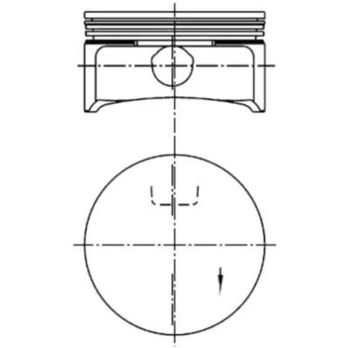 Piest KOLBENSCHMIDT 99741601