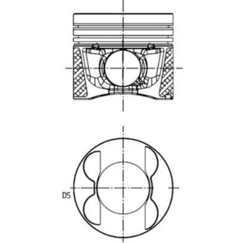 Piest KOLBENSCHMIDT 40095600