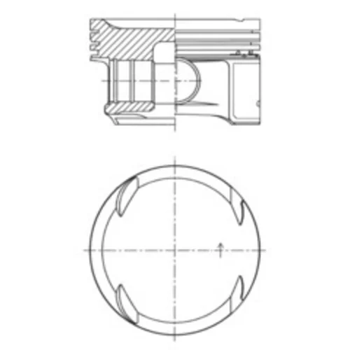 Piest KOLBENSCHMIDT 41725600