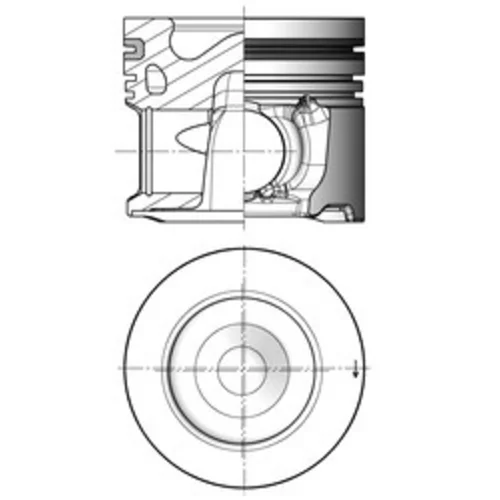 Piest KOLBENSCHMIDT 41792610 - obr. 2