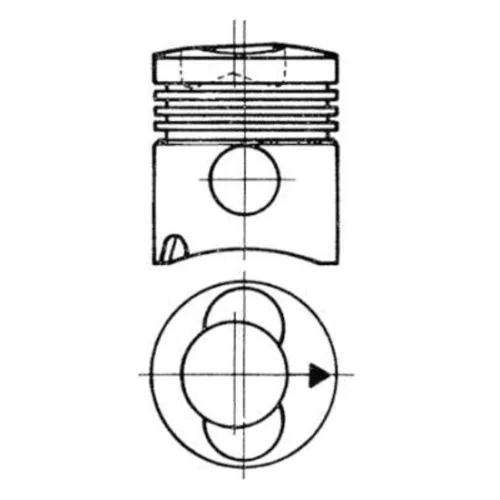 Piest KOLBENSCHMIDT 93315600