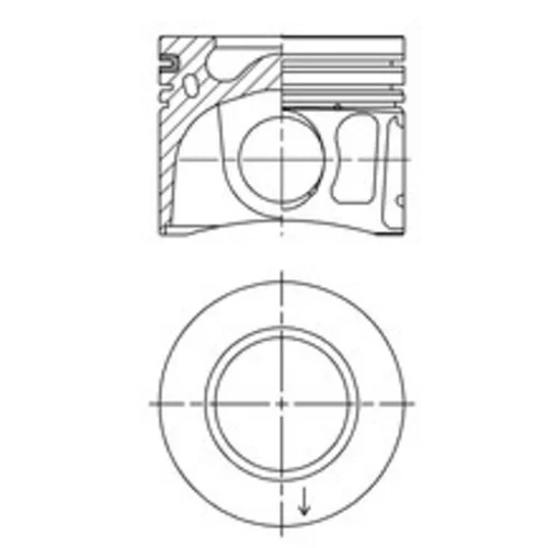 Piest KOLBENSCHMIDT 41072600