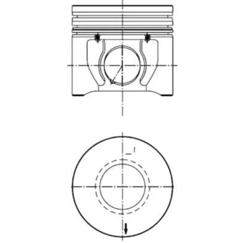 Piest KOLBENSCHMIDT 40171600