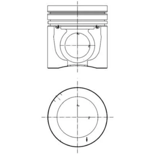 Piest KOLBENSCHMIDT 40100600