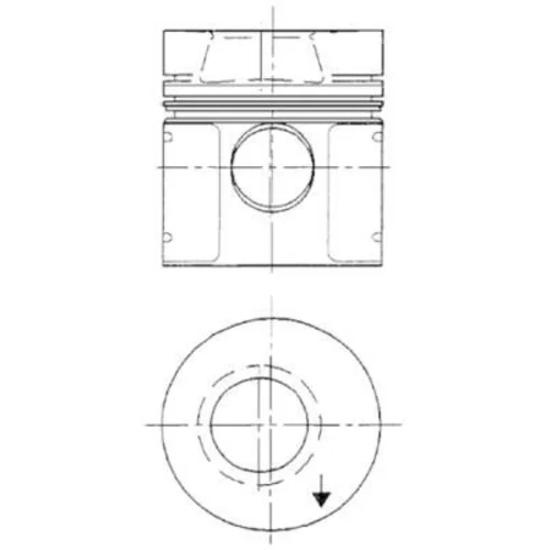 Piest KOLBENSCHMIDT 91550600