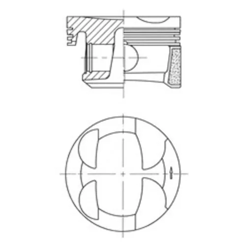 Piest KOLBENSCHMIDT 41705600