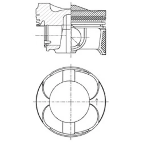 Piest KOLBENSCHMIDT 41949600 - obr. 2