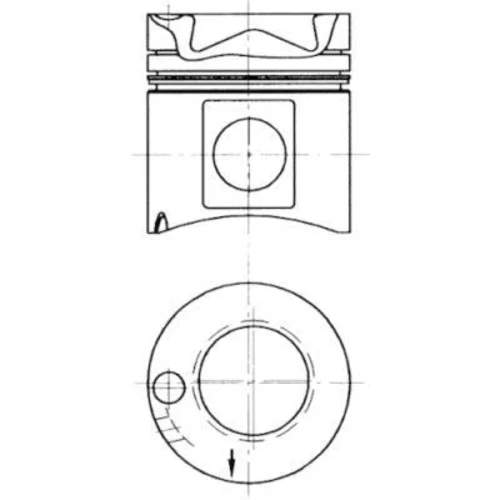 Piest KOLBENSCHMIDT 93171600