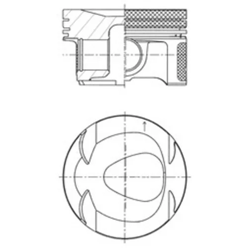 Piest KOLBENSCHMIDT 41727600 - obr. 2