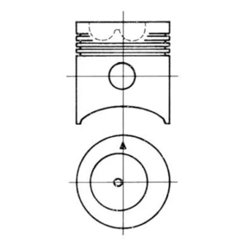 Piest KOLBENSCHMIDT 91557700