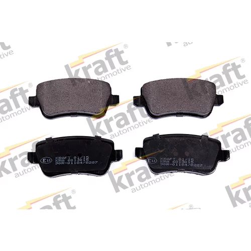 Sada brzdových platničiek kotúčovej brzdy KRAFT AUTOMOTIVE 6013015