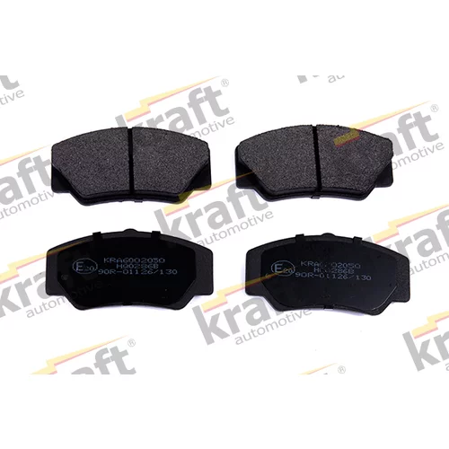 Sada brzdových platničiek kotúčovej brzdy KRAFT AUTOMOTIVE 6002050
