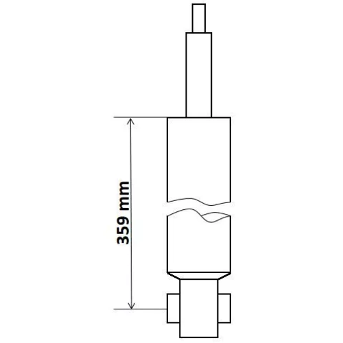 Tlmič pérovania KYB 349137 - obr. 1