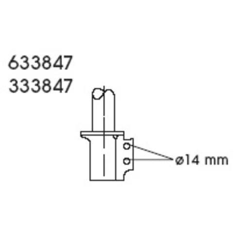 Tlmič pérovania KYB 633847 - obr. 1