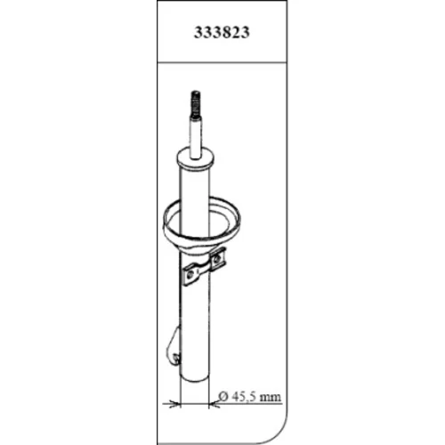 Tlmič pérovania KYB 333823 - obr. 1