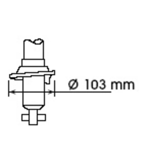 Tlmič pérovania KYB 341186 - obr. 1