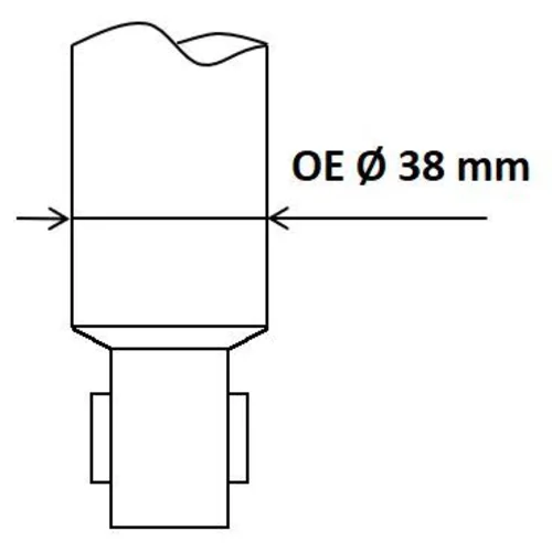 Tlmič pérovania KYB 3430076 - obr. 1