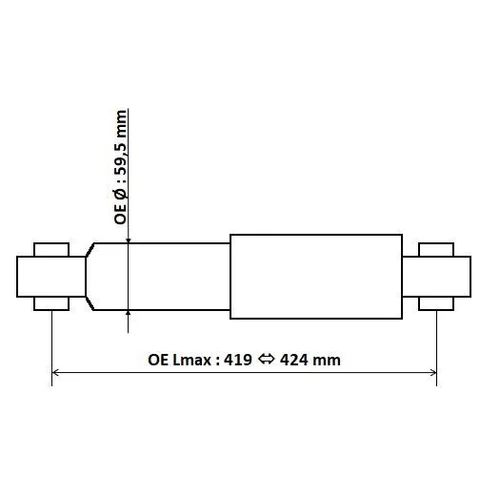 Tlmič pérovania KYB 3450001 - obr. 1