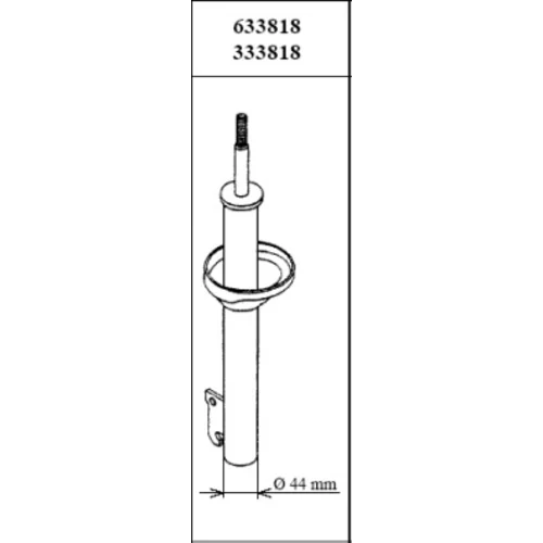 Tlmič pérovania KYB 633818 - obr. 1