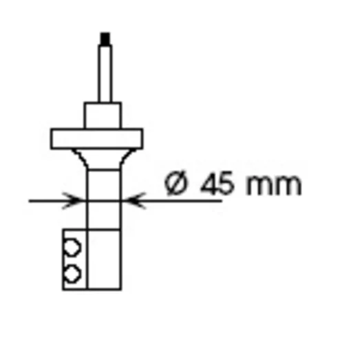 Tlmič pérovania KYB 632073 - obr. 1