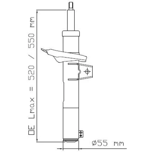 Tlmič pérovania KYB 3358015 - obr. 1