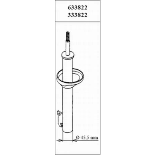 Tlmič pérovania KYB 333822 - obr. 1