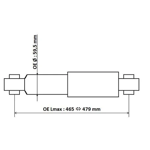 Tlmič pérovania KYB 3450023 - obr. 1