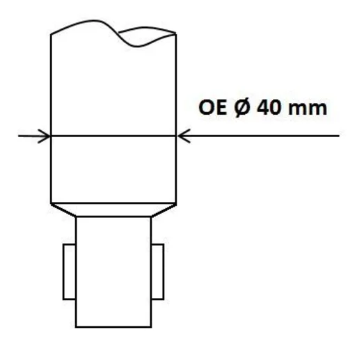 Tlmič pérovania KYB 553389 - obr. 1