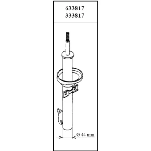 Tlmič pérovania KYB 333817 - obr. 1