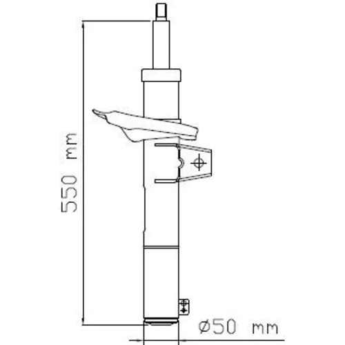 Tlmič pérovania KYB 3348039 - obr. 1