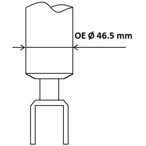 Tlmič pérovania KYB 341844 - obr. 1