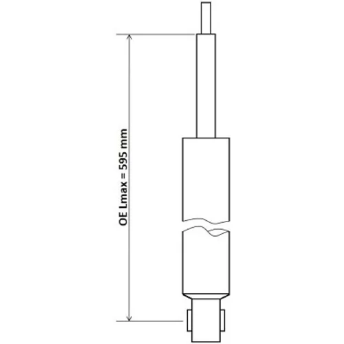 Tlmič pérovania KYB 343836 - obr. 1