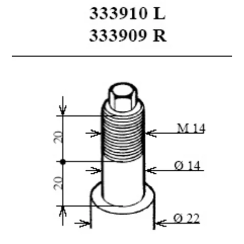 Tlmič pérovania KYB 333909 - obr. 1