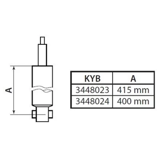 Tlmič pérovania KYB 3448024 - obr. 2