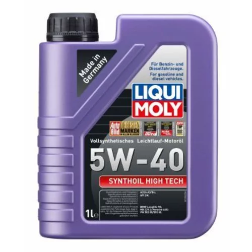 Motorový olej LIQUI MOLY Synthoil High Tech 5W-40 1L