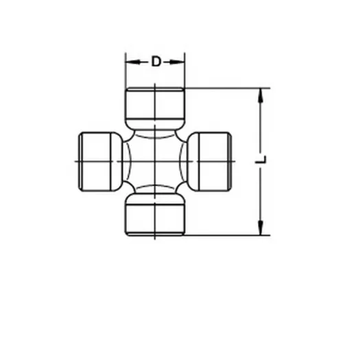 Kĺb stĺpika riadenia LÖBRO U 126 - obr. 1