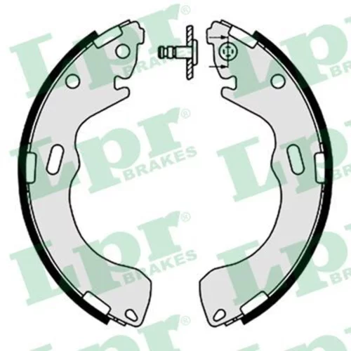 Sada brzdových čeľustí LPR 08510