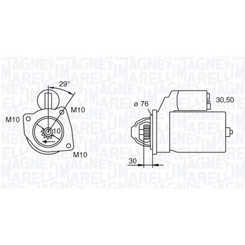 Štartér MAGNETI MARELLI 063280010010