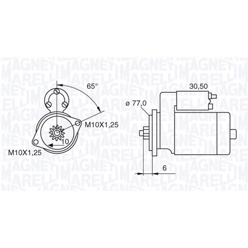 Štartér MAGNETI MARELLI 063522623010