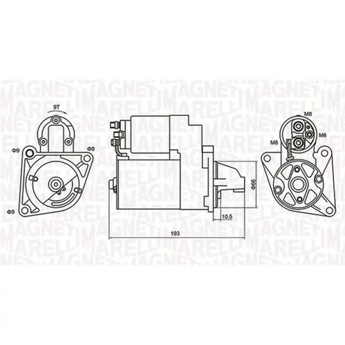 Štartér MAGNETI MARELLI 063721053010