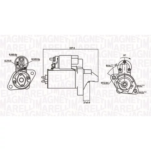 Štartér MAGNETI MARELLI 063721074010