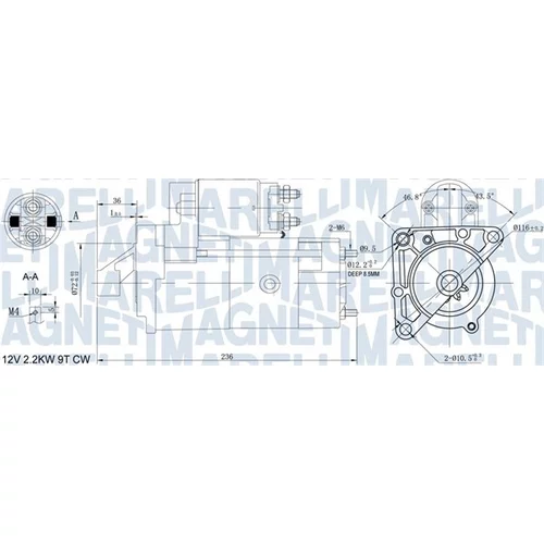 Štartér MAGNETI MARELLI 063721160010