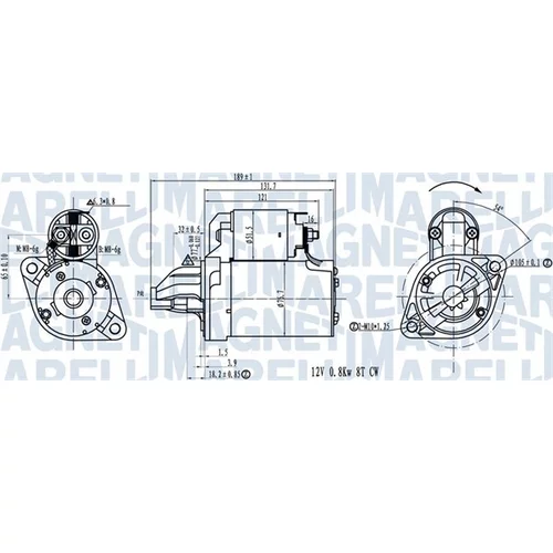 Štartér MAGNETI MARELLI 063721311010