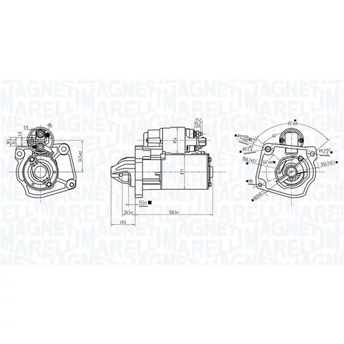 Štartér MAGNETI MARELLI 063726281010